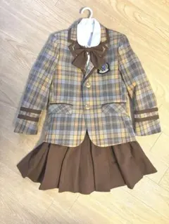 チェック柄フォーマルスーツ 120cm 入学式　卒業式　セレモニー