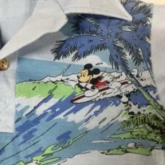 超レア!kids70sサーフィンミッキーマウスvintageポロシャツディズニー 