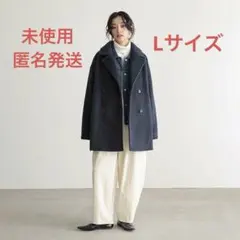 コージーメルトンケープコート ダークグレー GU - メルカリ