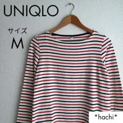 UNIQLO ユニクロ カットソー レディース M 赤 ボーダー 長袖