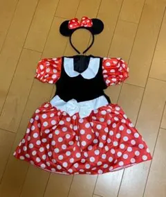 無茶苦茶かわいいミニーちゃんワンピース　110cm