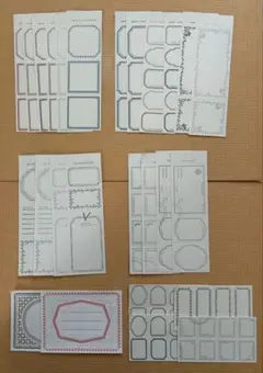 おすそわけ♡紙もの　大枝活版室　啓文社印刷　hutte paper ラベルブック