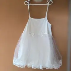 ホワイト フォーマルドレス ペチコート