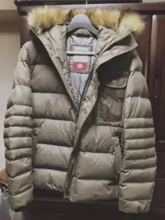 【Trek & Travel】ダウンジャケット ファーフード付き〈サイズ48〉