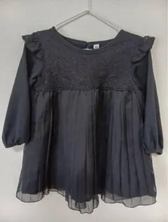 【フォーマル 黒ワンピース】 90㎝