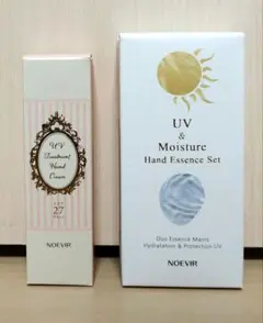 【未開封品】ノエビア UVメントハンドクリーム&ＵＶハンドエッセンス 2種セットのサムネイル