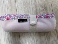 持ち歩き用 おむつ替え防水シート ピンク✖︎フラワー　size:Mのサムネイル