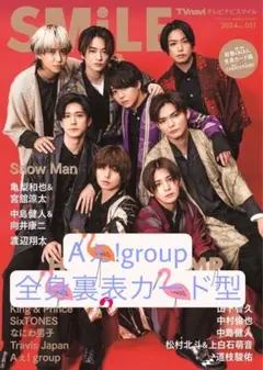 TVnavi SMiLE Vol.51 Aぇ!group 全身裏表カード型
