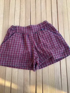 familiar チェック柄ハーフパンツ