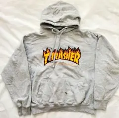 サードコレクションThrasher スラッシャースウェットパーカー 古着プリント