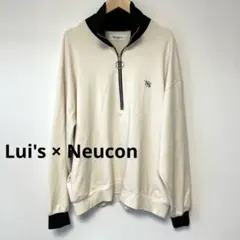 Lui's × Neucon バイカラーハーフジップスウェットのサムネイル