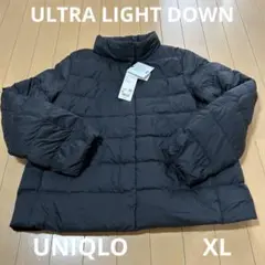 新品未使用ユニクロUNIQLOウルトラライトダウンジャケットレディースXL黒