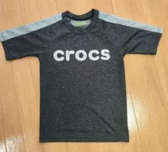Crocs キッズ 半袖Tシャツ 140cm スポーツ ドライ素材 グレーのサムネイル