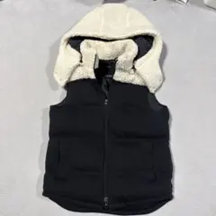 AZUL by moussy フード付きダウンベスト Sサイズ