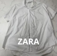 ZARA TRAFALUC 半袖シャツ 白 XS コットンのサムネイル