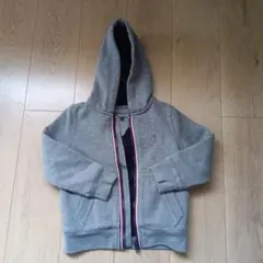 トミーヒルフィガー フード付きグレーセーター