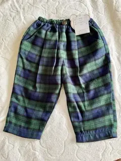 【新品未使用】apres les cours チェック柄パンツ 80cm