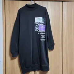 タートルネック 黒 トレーナー 160