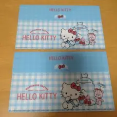 キティちゃん　マスクケース　フコク生命　2枚セット