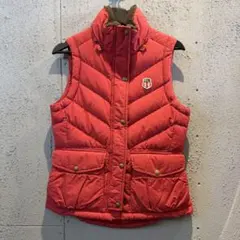 M-548 ポロラルフローレン　ベスト　赤　レディース　サイズxs