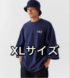 F.A.T. 3/4 スリーブ Ｔシャツ フットボール ネイビー XLサイズのサムネイル