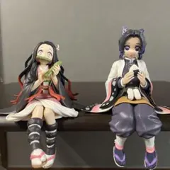 鬼滅の刃　プレミアムちょこのせ　フィギア　おにぎり　竈門禰豆子　胡蝶しのぶ　2体
