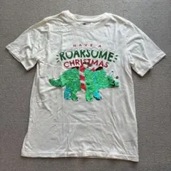 H&M 恐竜クリスマス Tシャツ US 6X/7