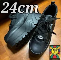 Gソール 厚底スニーカー 24cm