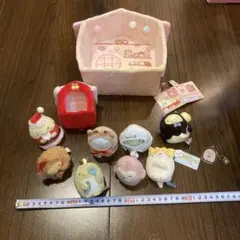 すみっコぐらし　てのりぬいぐるみ8個とすみっコハウス　まとめ売り　おまけ