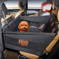 ペットドライブシート 犬 飛び出し防止 (サイズL，73*56*40cm)のサムネイル