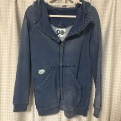 CONEY デニムブルー フードパーカー