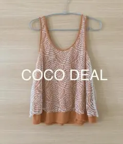 COCO DEAL レース キャミソール 重ね着風のサムネイル