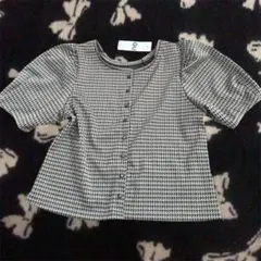 GU チェック柄 半袖シャツ