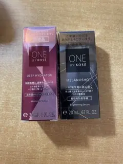 ONE BY KOSÉ DEEP HYDRATOR & MELANOSHOT