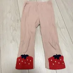 ベビーチアー いちごレギンス 100 ピンク