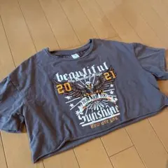 SHEIN ロゴプリント Tシャツ 9Y