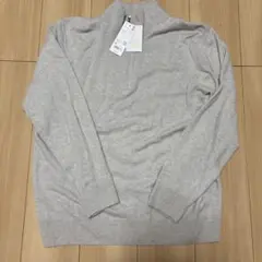 UNIQLO 100%カシミヤ ハーフジップセーター XL