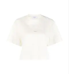 オフホワイト デコラティブ クロップド Tシャツ Sのサムネイル