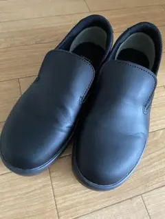 ミドリ安全ハイグリップ作業靴 22.5cm ブラック スリッポン コックシューズ