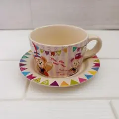 ダッフィー ハッピーマーチングファン スーベニア カップ＆プレート