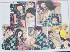 鬼滅の刃★ジャンプショップ限定★原作アートコースター★竈門炭治郎5枚セット