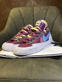 NIKE ハイカット スニーカー パープル/ブルー　sacai kaws