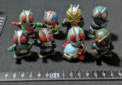 仮面ライダー 指人形 ソフビ 8体セット