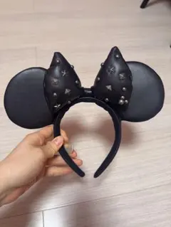 黒いミッキー耳カチューシャ