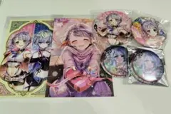 白猫　ティナ　缶バッジ　ポストカード
