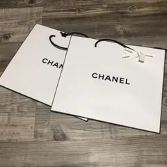 シャネル　ショップ袋　2個