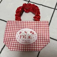 サンリオキャラクター チェック柄バッグ