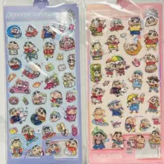 クレヨンしんちゃん　ボンボンドロップシール　ぷくぷくシール2枚　2