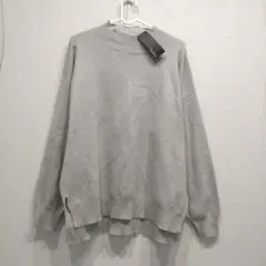 【新品・タグ付き】長袖ニット LL グレー 秋冬