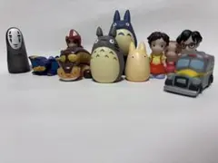 ジブリ フィギュアセット　11点　トトロ　指人形
